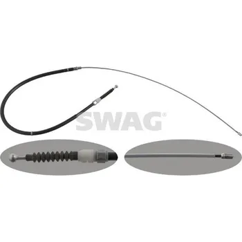 Lanko parkovací brzdy Tažné lanko, parkovací brzda SWAG 30 94 8306