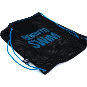Plavecký vak BornToSwim Mesh bag 1 Černo/modrá