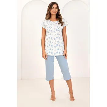 Pánské pyžamo DÁMSKÉ PYŽAMO 730 W/26 Modrá XL