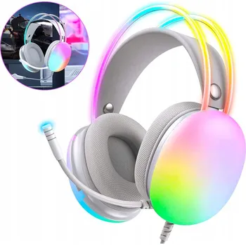 Sluchátka SLUCHÁTKA SLUCHÁTKA PRO HRÁČE S MIKROFONEM RGB LED S505