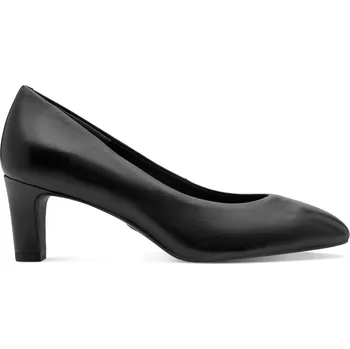 Dámské lodičky Dámské kožené lodičky na podpatku TAMARIS 1-1-22420-42 001 černé #Velikost: 39