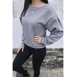 Kulišárny Mikina STRUCTURE WARM šedý melír VELIKOST: 40-42