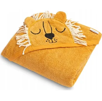 SENSILLO osuška s kapucí 90x90 lev žlutý