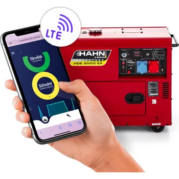 Elektrocentrála Hahn & Sohn Dieselový Generátor HDE 9000SA-SA3 1/3 + Vzdálený přístup Mobilní aplikace