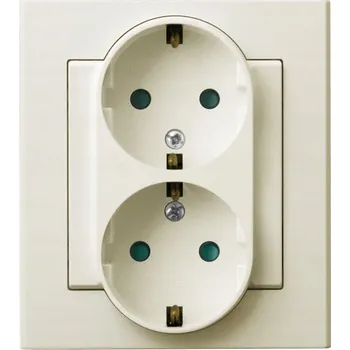 Elektrická zásuvka Ospel béžová nástěnná Elektrická Zásuvka