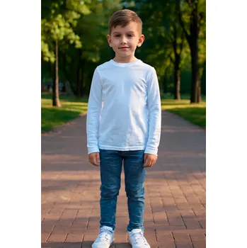 Elektronický PDF střih dětské termo tričko s dlouhým rukávem Fleur-134-152