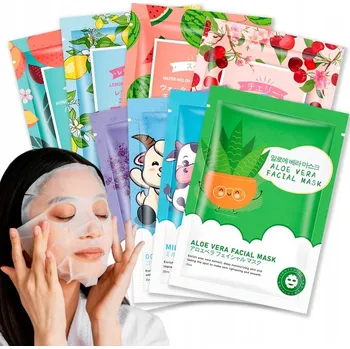 Pleťová maska MOOYAM Sada x8 pleťová maska 25 ml x 8