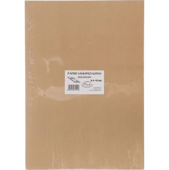 Papír pro tiskárny Papír, samolepicí etiketa A4 Protos hnědý ECO 10 listů