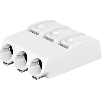WAGO 2060-453/998-404 pružinová svorkovnice 0.75 mm² Pólů 3 bílá 1 ks