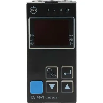 Termostat PID regulátor teploty, řada: KS40, -20 plus →65 °C, 96 x 48mm, počet výstupů: 3