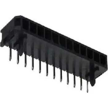 Elektrický konektor Molex Konektor PCB, řada: 43650 Vnější, rozteč: 3 mm, počet kontaktů: 12, počet řad: 1, orientace těla: Pravý úhel,