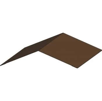 Hřebenáč rovný, RŠ 310 mm, délka 2 m - RAL 8004 cihlová