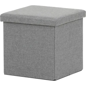 Taburet Taburet HERAKLES s úložným prostorem — látka, více barev Šedá