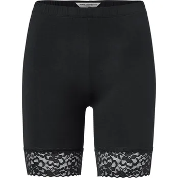 Dámské kraťasy 679910 - Tchibo - Cyklistické šortky s krajkovým lemem - pro ženy - vel. XL 48/50 - barva: černá
