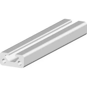 Nábytkové kování Vzpěra Stříbrná, délka: 1m, Hliník, Eloxovaný 20 x 10 mm