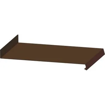 Parapet, RŠ 310 mm, délka 1 m - RAL 8003 metalicko měnědá
