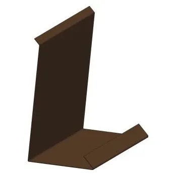 Lemování zdí, RŠ 250 mm, délka 3 m - RAL 3009 tmavě červená