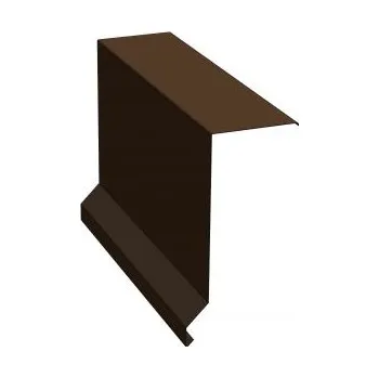 Závětrná lišta horní, RŠ 310 mm, délka 2 m - RAL 8004 cihlová