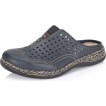 Dámské pantofle Dámské nazouváky RIEKER 46395-14 modrá S6 40