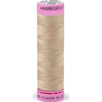 Nit Polyesterové nitě návin 100 m Aspo Amann, střední, 1117 Prairie Sand