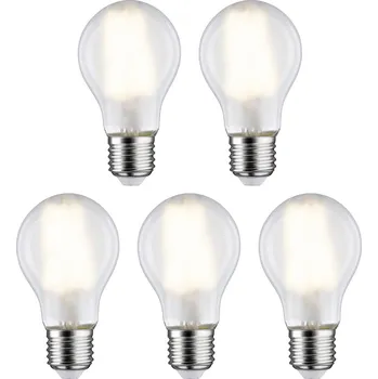 Žárovka Paulmann 29090 LED Energetická třída (EEK2021) E (A - G) E27 klasická žárovka 7 W teplá bílá (Ø x v) 60 mm x 106 mm 5 ks