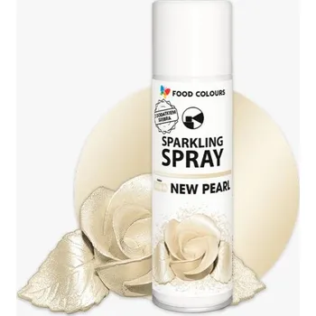 Potravinářské barvivo Barva ve spreji Food Colours New Pearl (250 ml) Perleťová