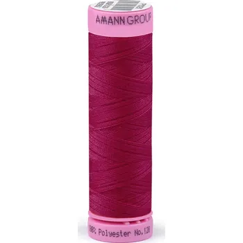 Nit Polyesterové nitě návin 100 m Aspo Amann, střední, 1418 fuchsia