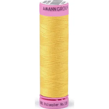 Nit Polyesterové nitě návin 100 m Aspo Amann, střední, 0115 žlutá kukuřice