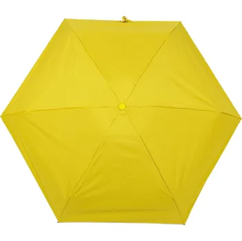 Deštník Dámský mini skládací deštník Varianta: 2 žlutá, Balení: 1 ks