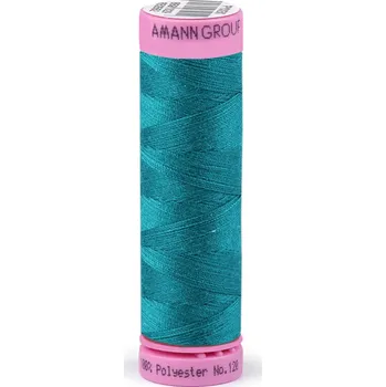 Nit Polyesterové nitě návin 100 m Aspo Amann, střední, 0232 Baltic