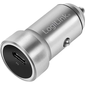LogiLink PA0260 USB nabíječka, USB Power Delivery (USB-PD) , 1x USB-C®, 20 W, Dodávka energie, stříbrná