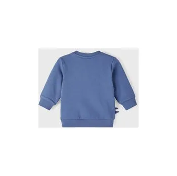 Pánská mikina NAME IT Mikina 13212747 Modrá Regular Fit 62