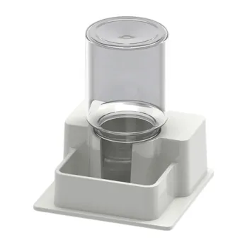 Teraristika Automatická napáječka pro plazy 5,7 x 5,7 x 6,5 cm Opakovaně použitelná nádoba Kreativní napájecí stanice pro gecko, želvy, hady a další bílá