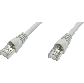 Datový kabel Telegärtner 100008474 RJ45 síťové kabely, propojovací kabely CAT 6A S/FTP 3.00 m bílá dvoužilový stíněný, s ochranou, samozhášecí 1 ks