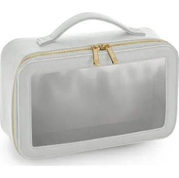 Nákupní taška BagBase Toaletní taška s okénkem Boutique BG764, objem 3l COT520764q3099-soft grey Šedá světlá UNI