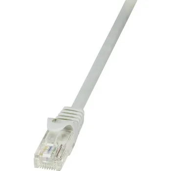 Datový kabel LogiLink CP2072U RJ45 síťové kabely, propojovací kabely CAT 6 U/UTP 5.00 m šedá s ochranou 1 ks