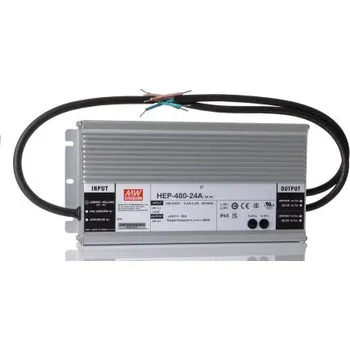 spínaný zdroj Spínaný napájecí zdroj 480W, počet výstupů: 1, výstup: 24V dc 20A Montáž na rám MEAN WELL