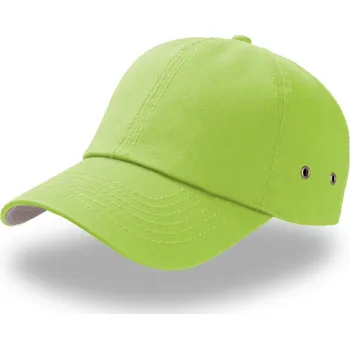 Pracovní přilba Atlantis Headwear Kšiltovka Aktion, 6 panelová, baseballová COT33056003399-green Zelená UNI
