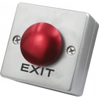 Přístupový systém Sebury EB-53R červené kovové odchodové tlačítko