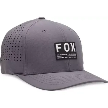 Kšiltovka Fox Non Stop Tech Flexfit Hat S/M steel grey