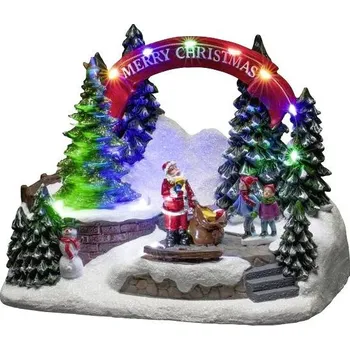 Dekorativní svítidlo Konstsmide 4244-000 Ježíšek s dítětem vícebarevný LED barevná se spínačem, s hudbou