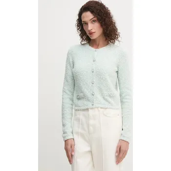 Dámský svetr Kardigan Guess DOROTHY W5RR20.Z3L21 tyrkysová 65X, vel. M