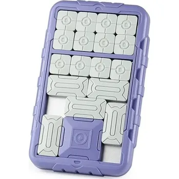 Sportovní batoh Interaktivní posuvné puzzle 19,6 x 12,1 cm Logická hra pro děti i dospělé plastová fialová