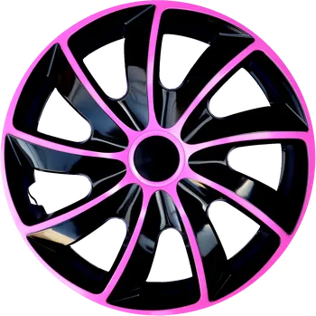 Poklice na kolo Poklice 14" QUAD BICOLOR PINK/BLACK