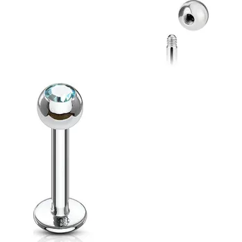 Piercing Šperky4U Piercing do brady - labreta - LB1011-1208Q