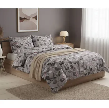 Povlečení Povlečení bavlněné, Gray garden, 140 x 200/70 x 90 cm