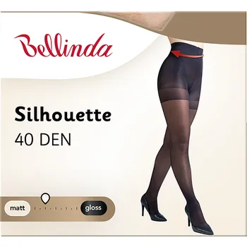 Dámské oblečení Bellinda SILHOUETTE 40 DEN - Tvarující punčochové kalhoty bez zesíleného sedu - BE297154 amber L