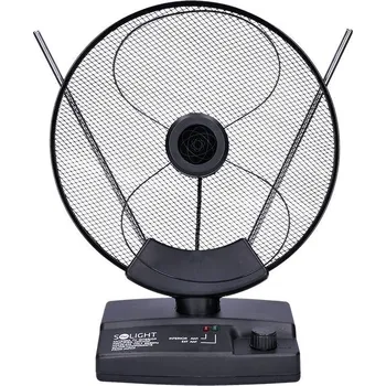 Televizní anténa Solight pokojová anténa, DVB-T2/FM, 36dB - HP04