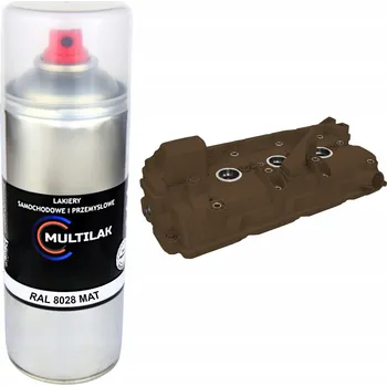 Barva ve spreji Lak ve ve spreji na víka ventilů motoru RAL 8028 MATNÝ