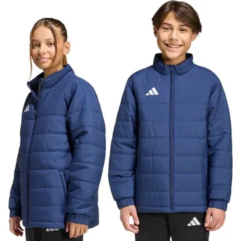 Dívčí oblečení Dětská bunda adidas Entrada 26 Light navy blue JZ9125 152CM